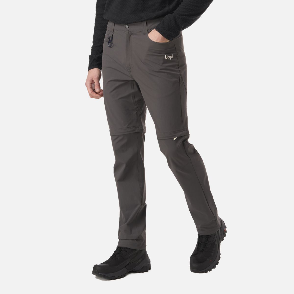 LIPPI - Pantalón Hombre Lennox Q-Dry Mix-2 Pants Gris Medio Lippi