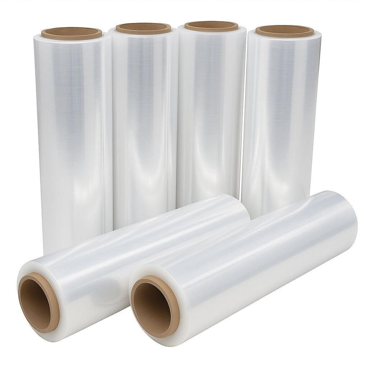 PRO OUTDOOR - Rollo de Film Embalaje Transparente Plástico Stretch Paletizador Alusa