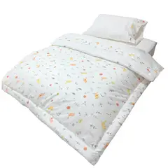 KINDERFLEX - Set Cuna Playard 100% Algodón Birdy