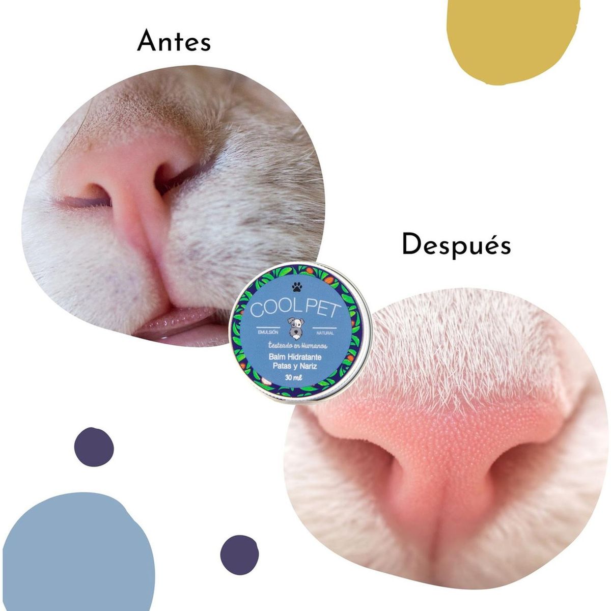 COOLPET - Balm Hidratante Karité Coolpet Para Mascotas Perro Gato 60ml