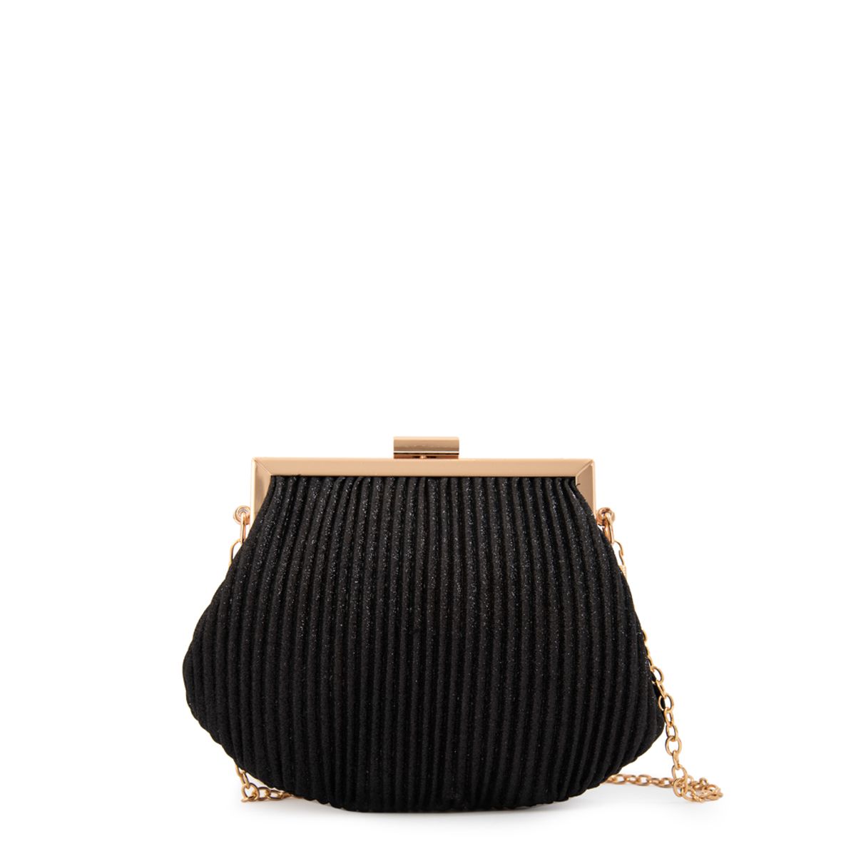 AMPHORA - Cartera fiesta doris pequeña negro