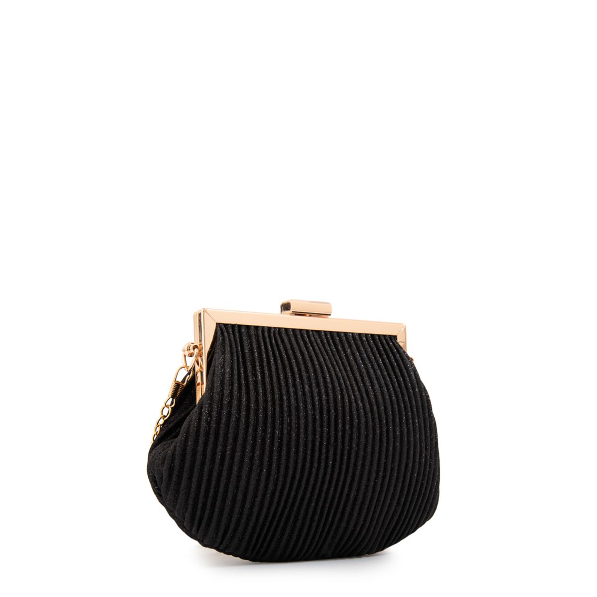 AMPHORA - Cartera fiesta doris pequeña negro
