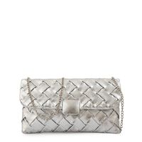 Cartera fiesta morieta pequeña plateado