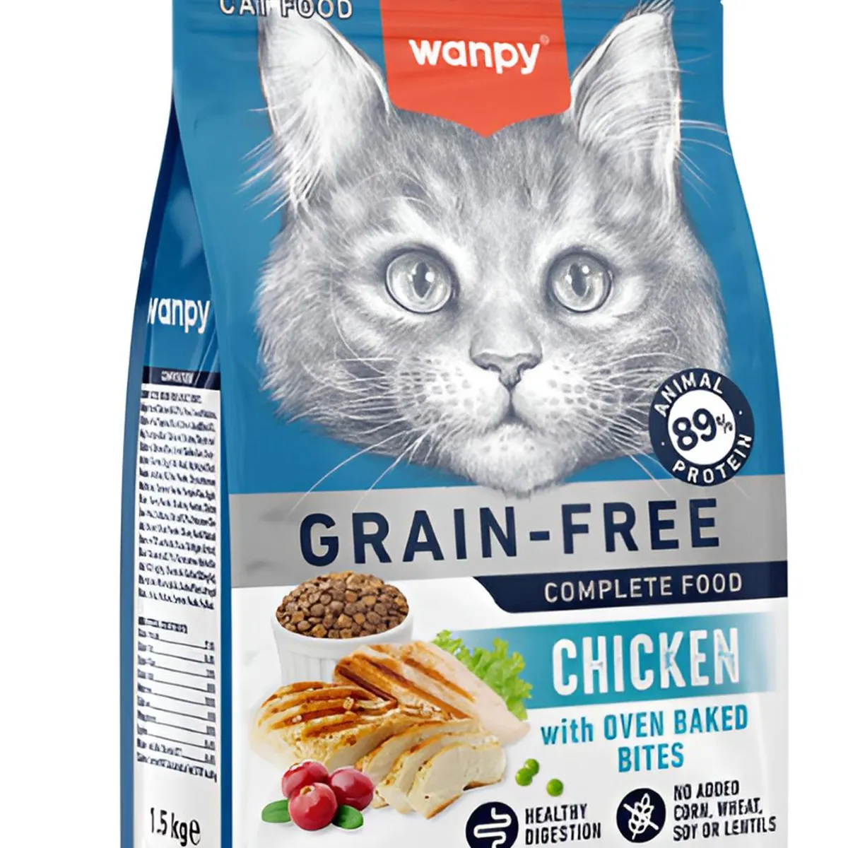 SNAK - Wanpy Gato Adulto Alimento Seco Grain Free Pollo 1.5kg