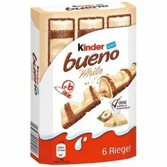 KINDER - Barra Chocolate Blanco Bueno 117 g