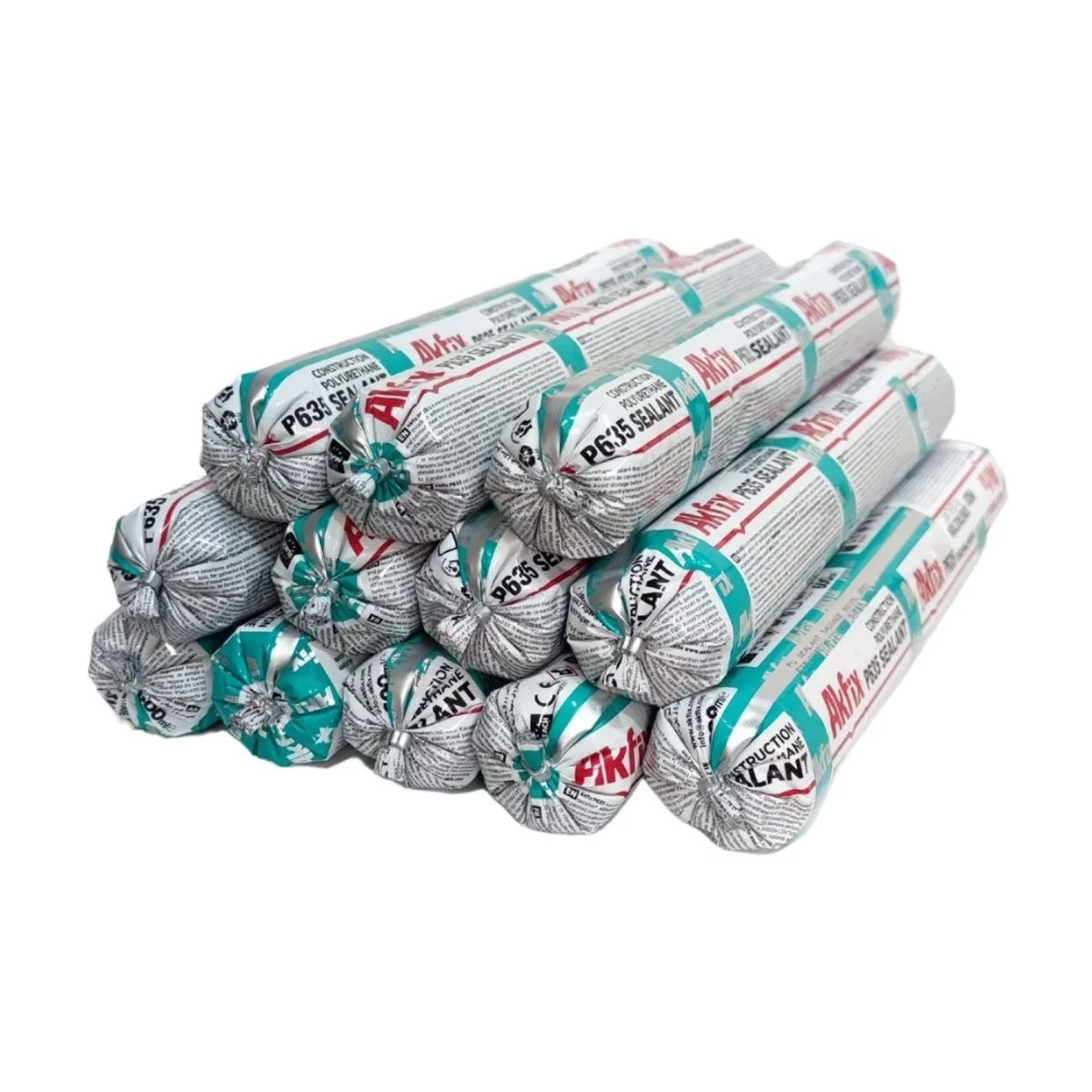 AKFIX - Sello Pate Poliuretano Negro Akfix PU-635 600ml 12 unidades