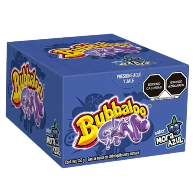 BUBBALOO - Chicles Mora Azul Bubbaloo 47 un x 5 g
