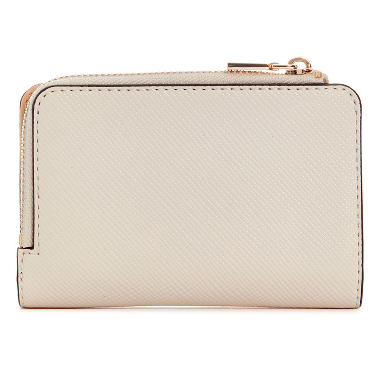 GUESS - Billetera Bolena Slg Zip Arnd Card Case Blanco
