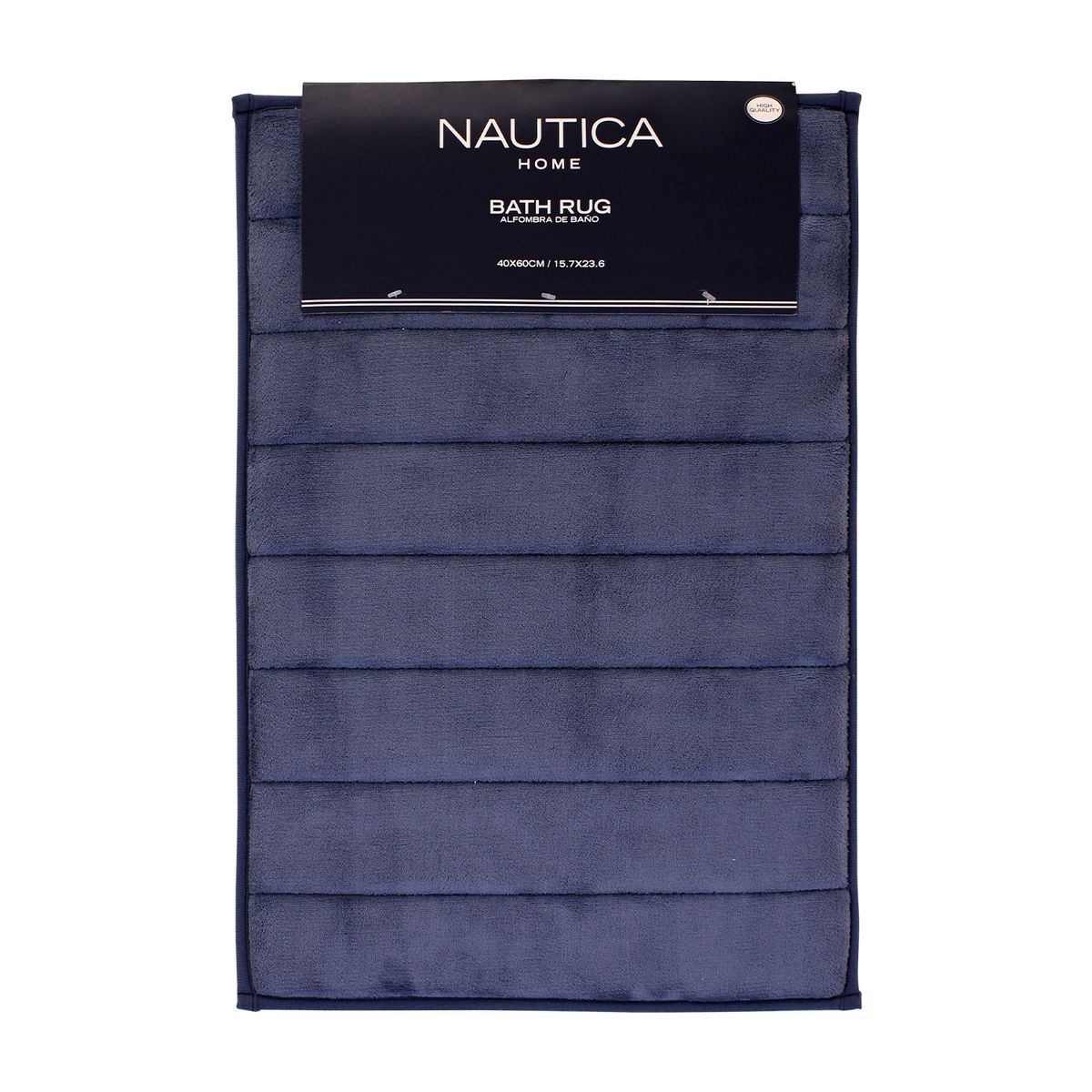 NAUTICA - Alfombra de baño Nautica Home 40x60cm coralina ultra suave azul