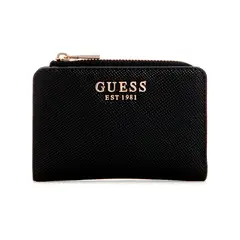 GUESS - Billetera Bolena Slg Zip Arnd Card Case Negro