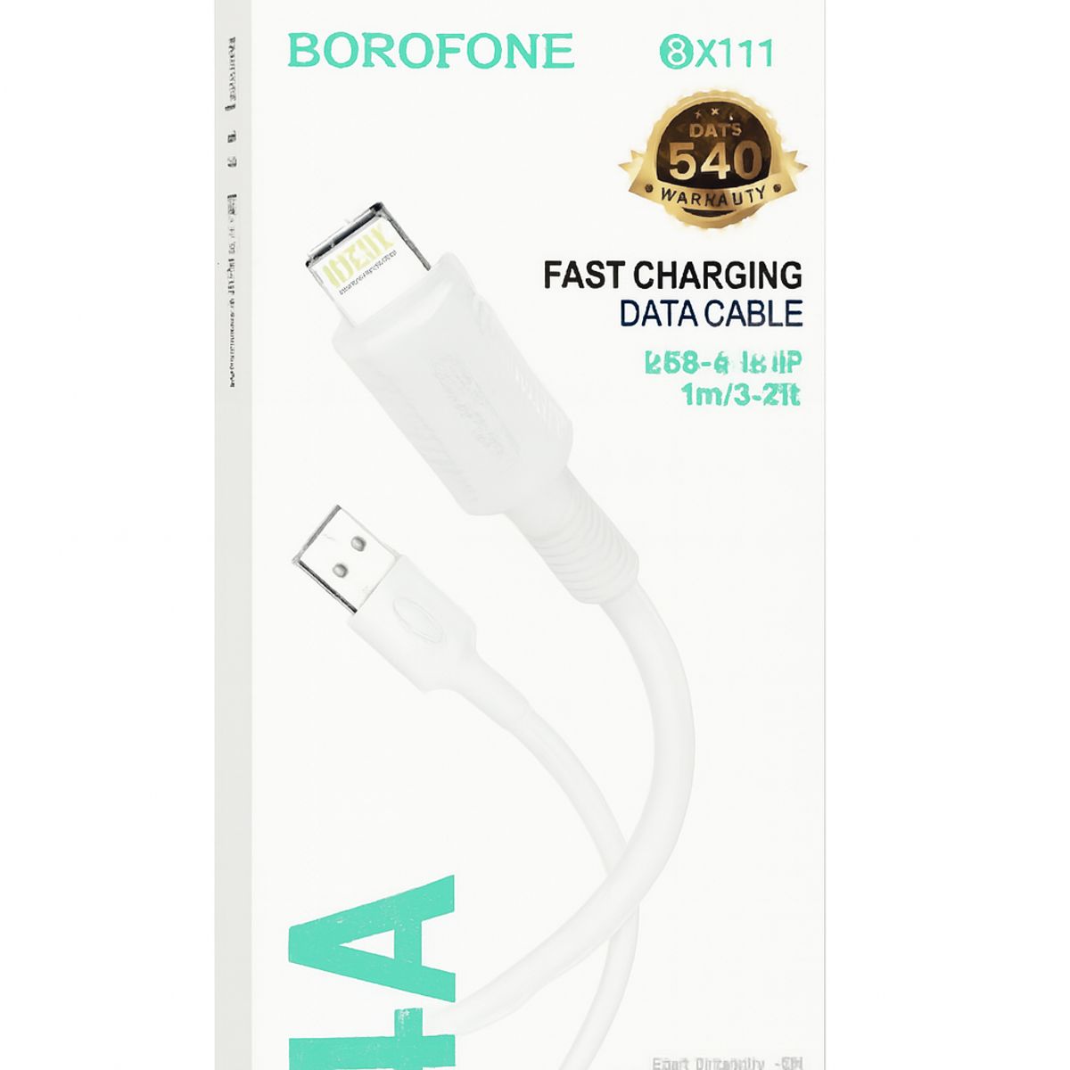 GENERICO - Cable Carga Rapida y Datos Usb-c A Lightning De 27w - Bx111 1Mt Blanco