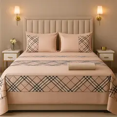 ARMONIA - Sábanas clásicas KING 2½ P diseño 770 144 hilos