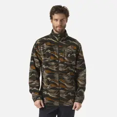 HAKA HONU - Polar Hombre Tokerau Pro Print Verde Militar