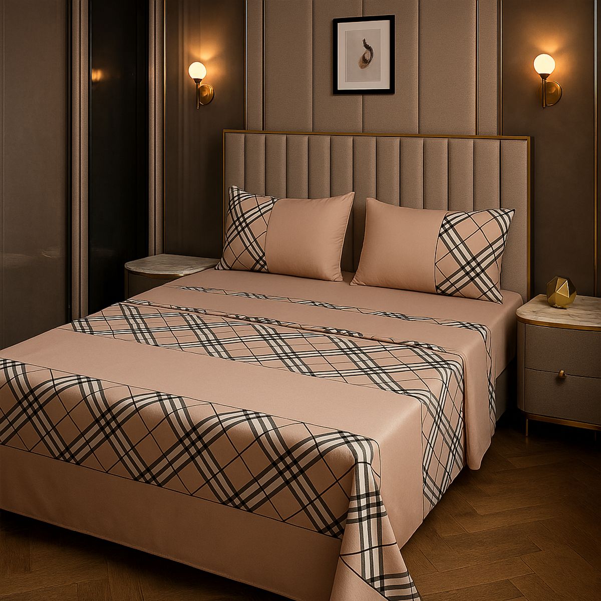 ARMONIA - edición 770 sábanas clásicas 144 hilos KING 2½ P