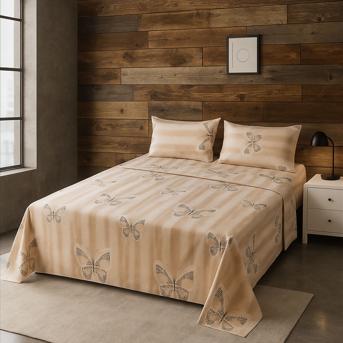 ARMONIA - Juego sábanas tipo 770 clásicas KING 2½ P 144 hilos