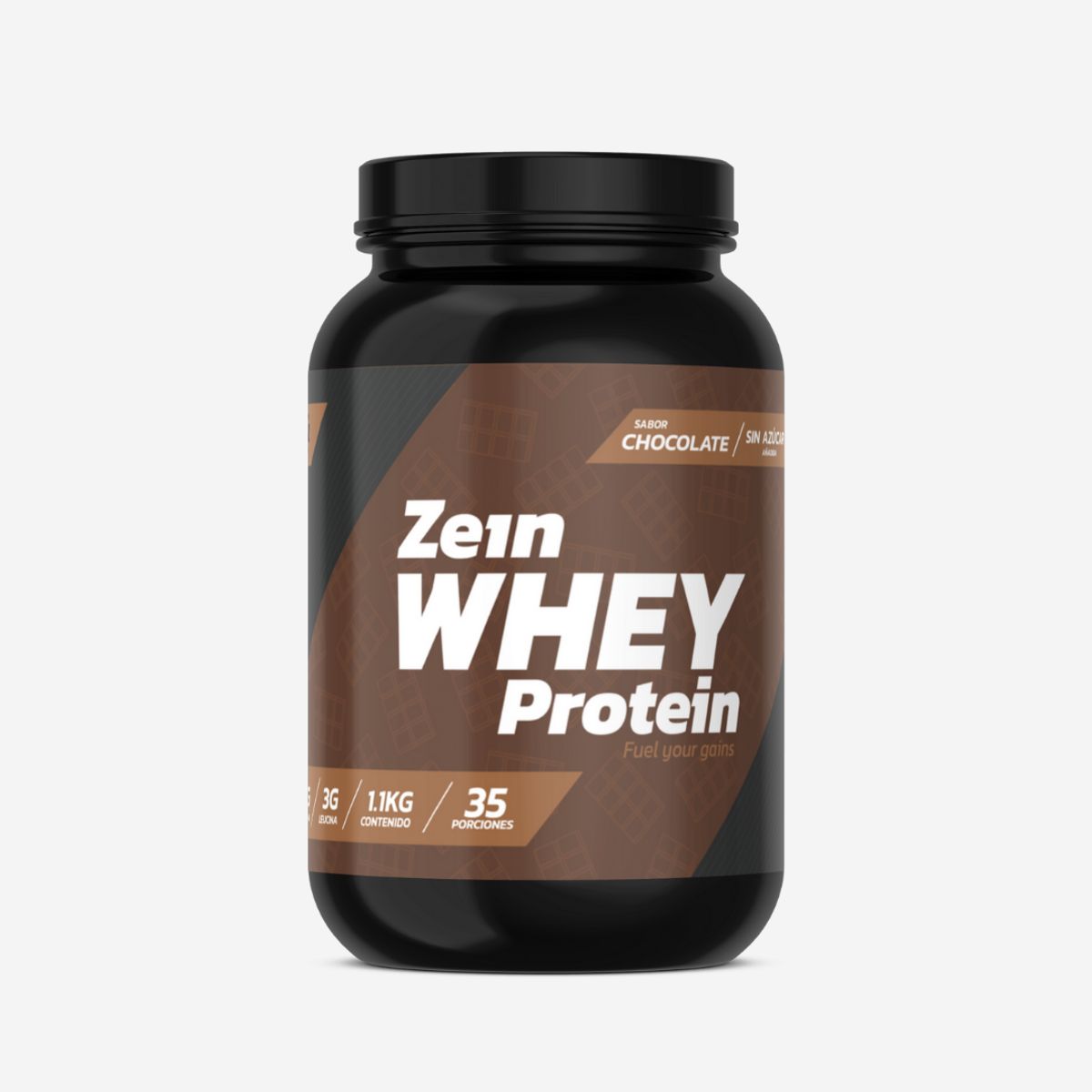 ZEIN - PROTEINA WHEY 1,1KG 35 PORCIONES CHOCOLATE - ZEIN