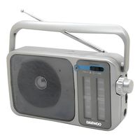 Radio Portátil Bt 2banda Amfm Usb Negro Di-t220