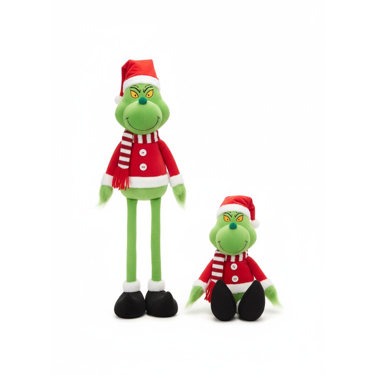 GENERICO - Muñeco Navidad Grinch Patas Largas 45cm