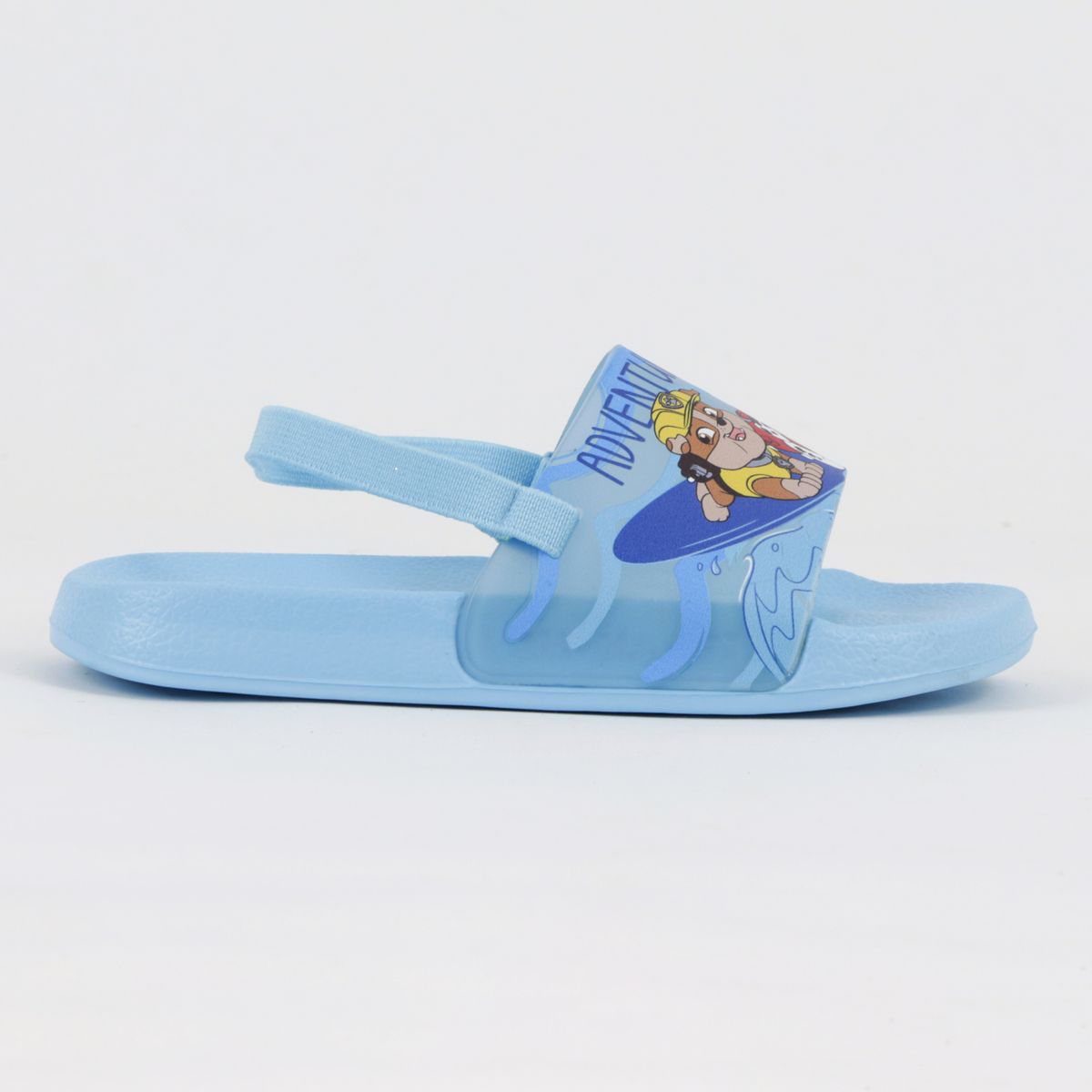 PAW PATROL - Sandalia Slide Niño Celeste Adventure Bay Paw Patrol