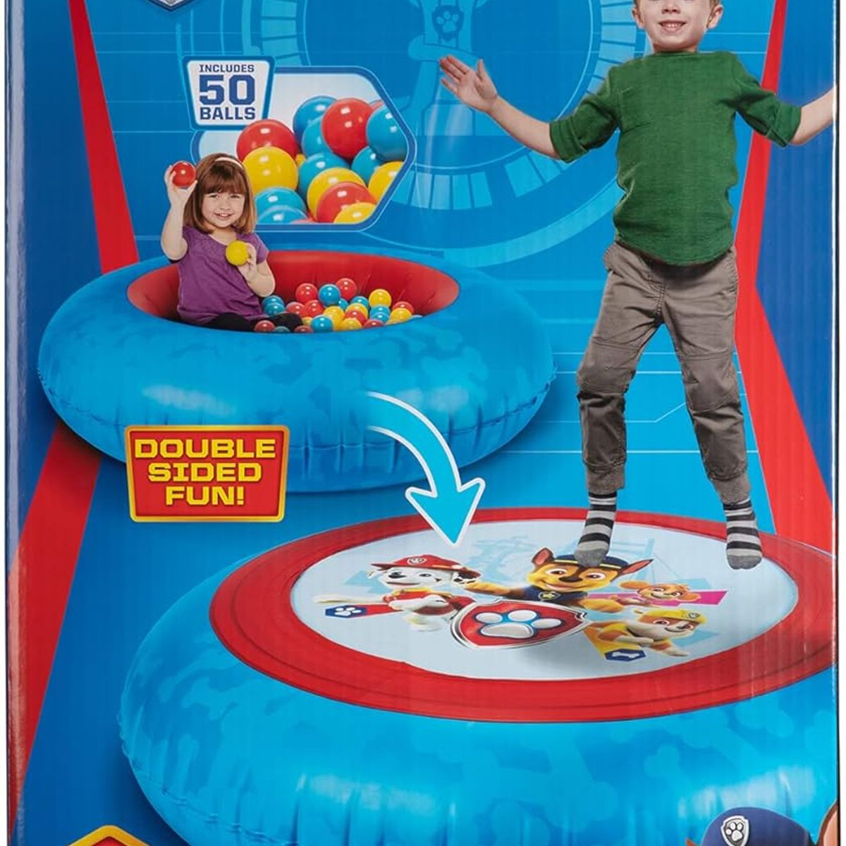 JAKKS PACIFIC - Piscina De Pelotas 2 En 1 Paw Patrol