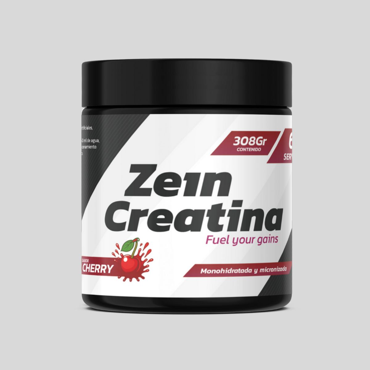 ZEIN - CREATINA MONOHIDRATADA Y MICRONIZADA 308GR CHERRY - ZEIN
