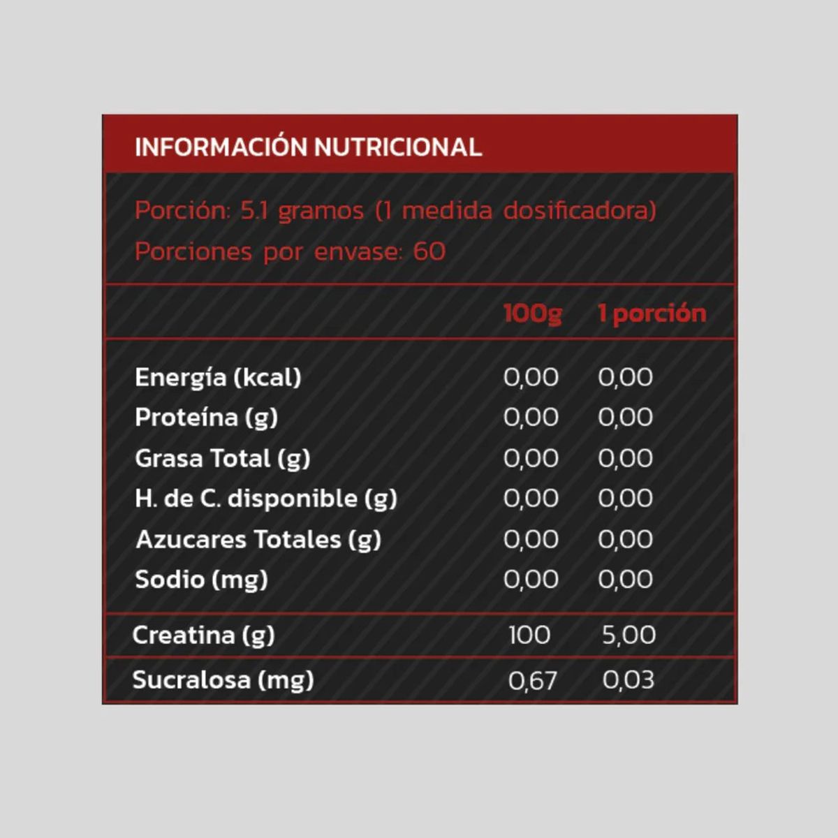 ZEIN - CREATINA MONOHIDRATADA Y MICRONIZADA 308GR CHERRY - ZEIN