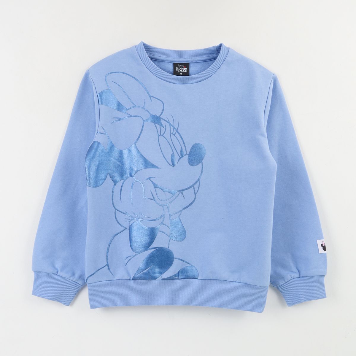 DISNEY - Poleron Cerrado Niña Celeste Lineal Minnie Disney