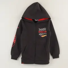 HOT WHEELS - Poleron Abierto Niño Speed Club Negro