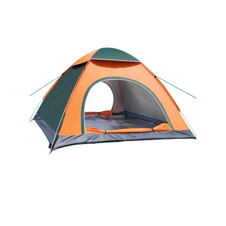 Carpa Automatica para 4 Personas para Lluvia suave Verde