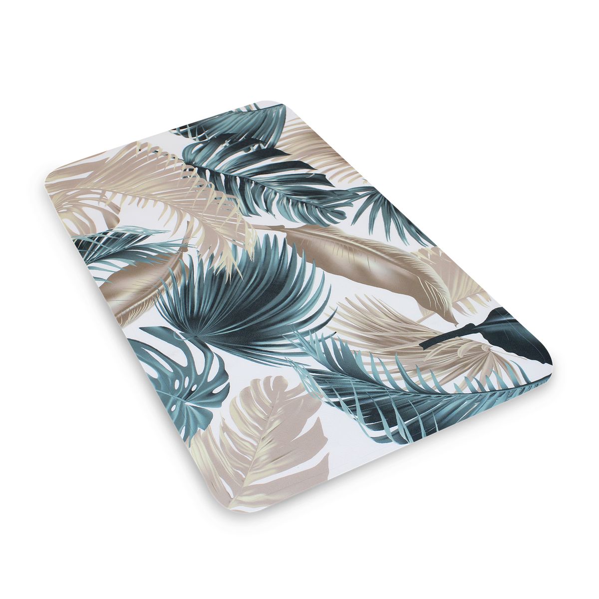 NAUTICA - Alfombra de baño Nautica Home PVC antideslizante 39x69cm hojas tropicales