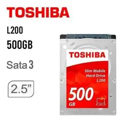 TOSHIBA - Disco Duro L200 500gb 2.5 Seminuevo pc-consola-nvr Plateado