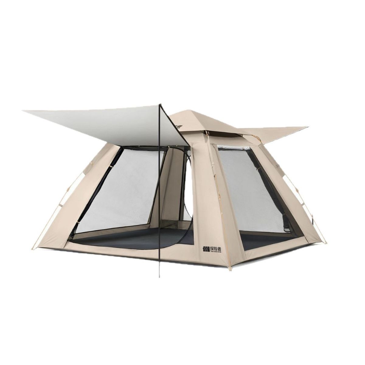 BABYLUNA - Carpa 3 Estaciones Premium para 5 Personas con Techo Largo Anti-UV 2000 mm