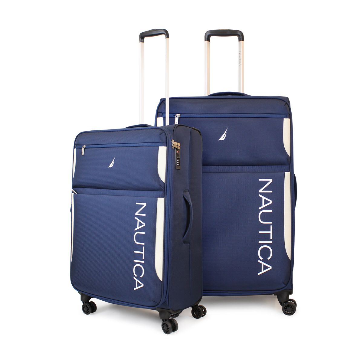 NAUTICA - Pack 2 maletas de tela M+L Nautica Marbella 20k y 23k azul