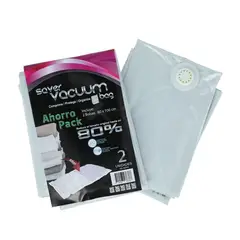 SAVER VACUUM BAG - Pack 2 Bolsas Ahorra Espacio SVB 80 x 100 cm
