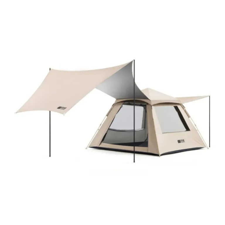 Carpa 3 Estaciones Modular para 6 Personas 3 EN 1 Incluye Toldo 8.5m2 Anti-UV
