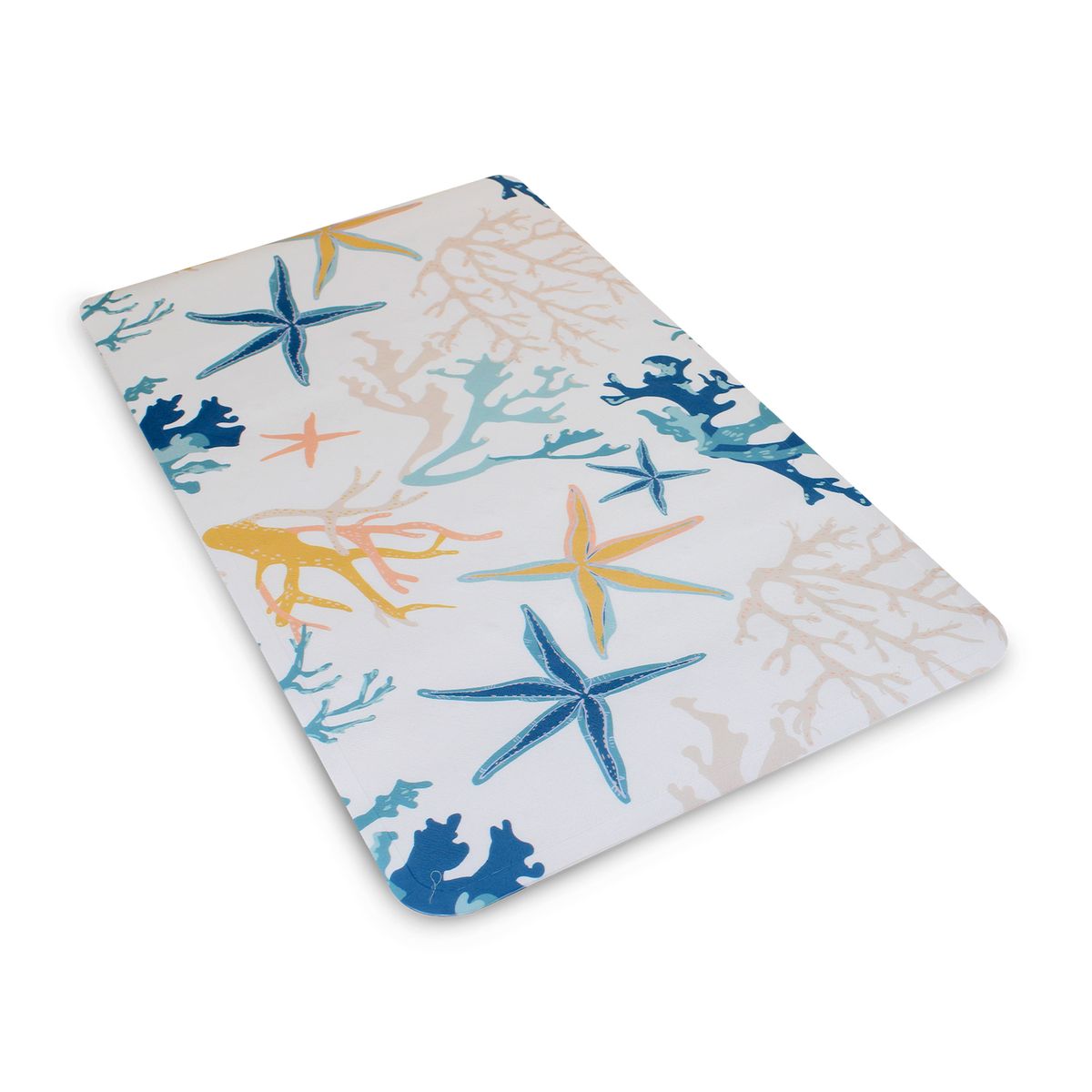 NAUTICA - Alfombra de baño Nautica Home PVC antideslizante 39x69cm corales de mar