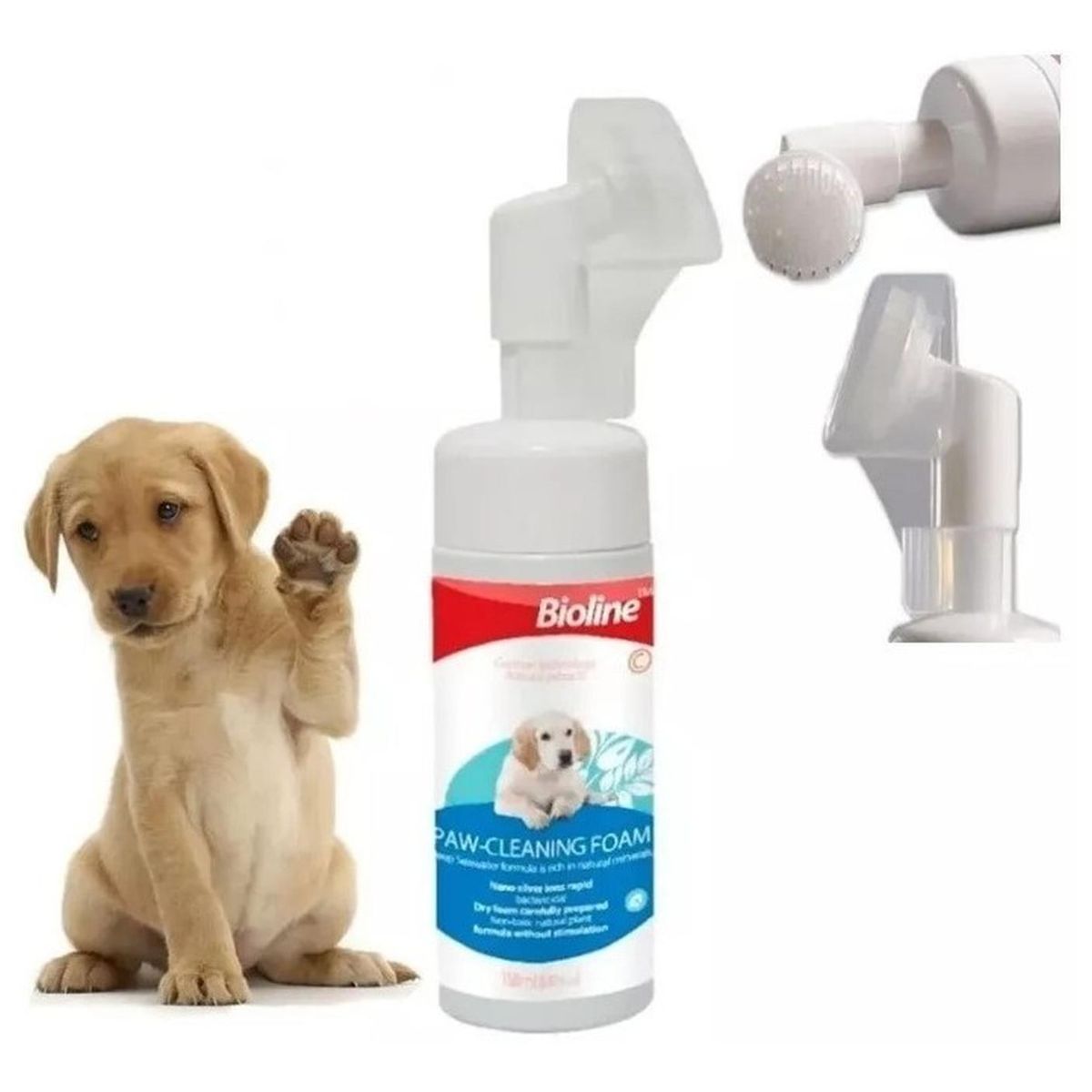 BIOLINE - Espuma Limpia Patas Para Perros Paw Cleaning Bioline 150ml