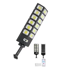 GENERICO - Foco LED Solar 400W Exterior con Sensor Movimiento y Control Remoto
