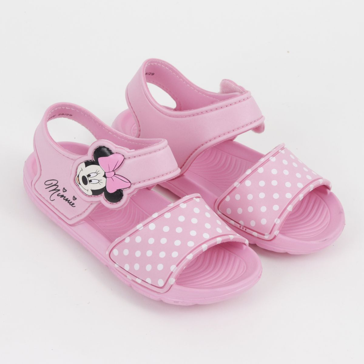DISNEY - Sandalia Niña Rosado Lunares Minnie Disney