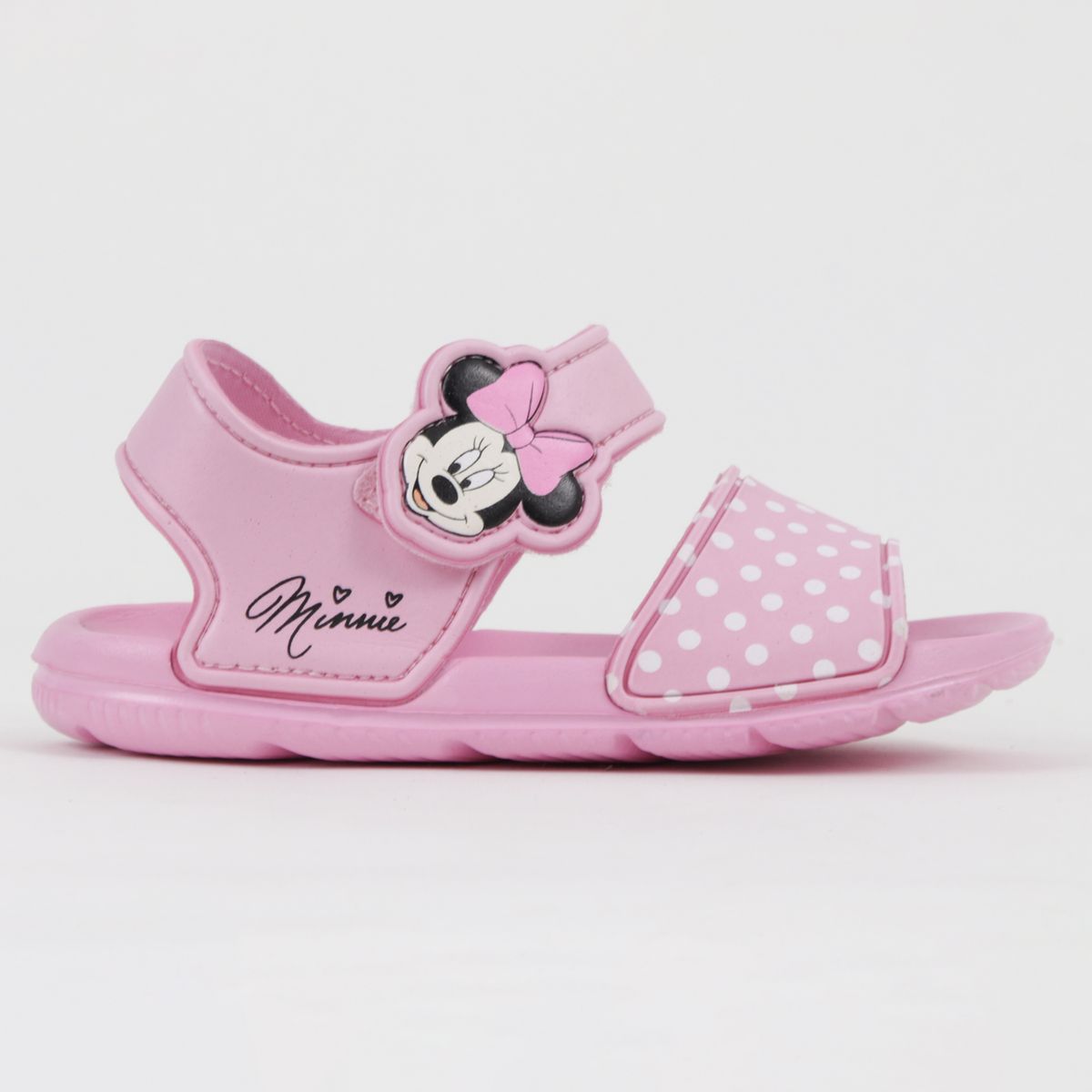 DISNEY - Sandalia Niña Rosado Lunares Minnie Disney