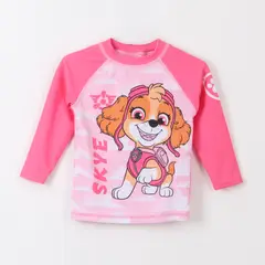 PAW PATROL - Polera UV Niña Rosado Skye