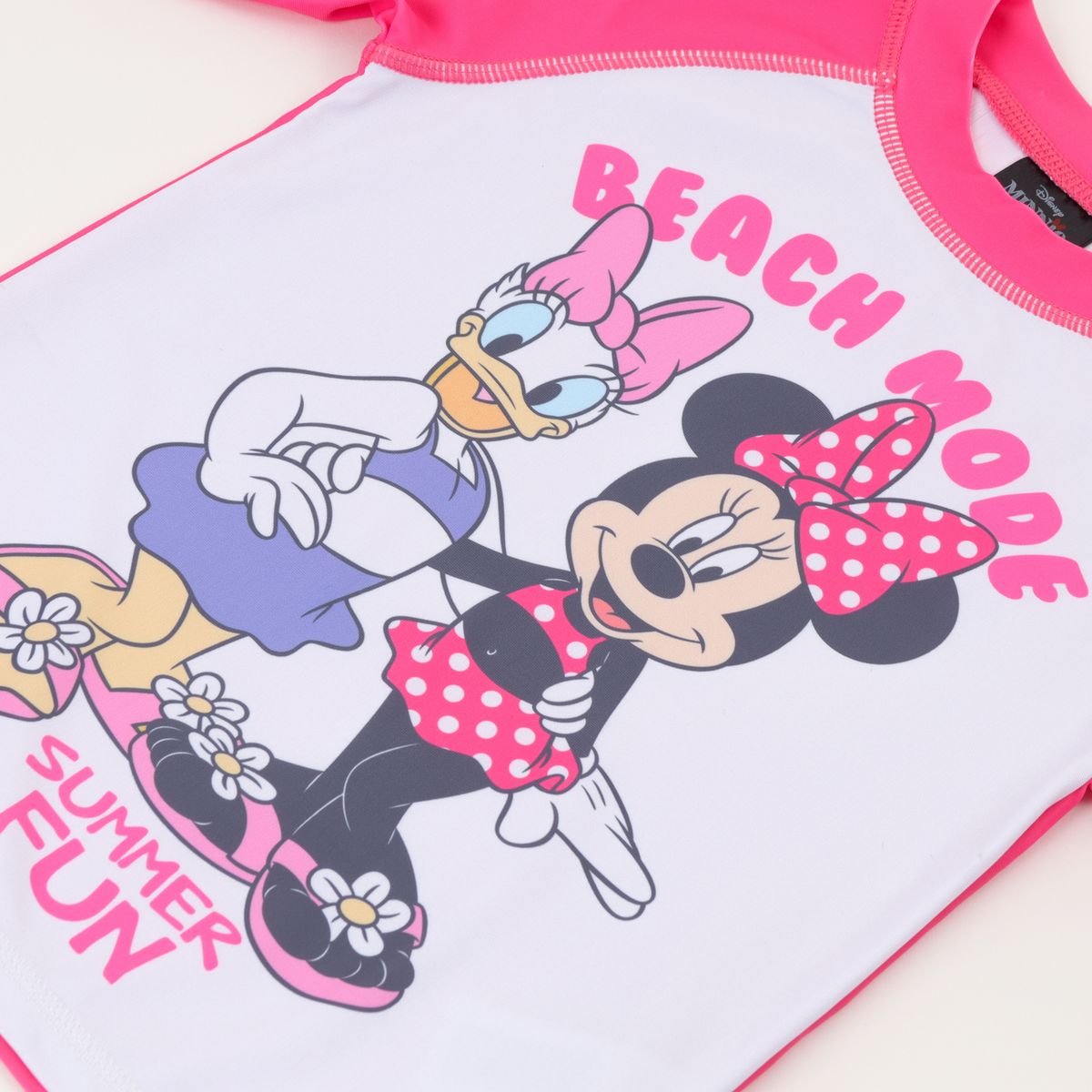 DISNEY - Polera UV Niña Blanco Daisy & Minnie Minnie Disney