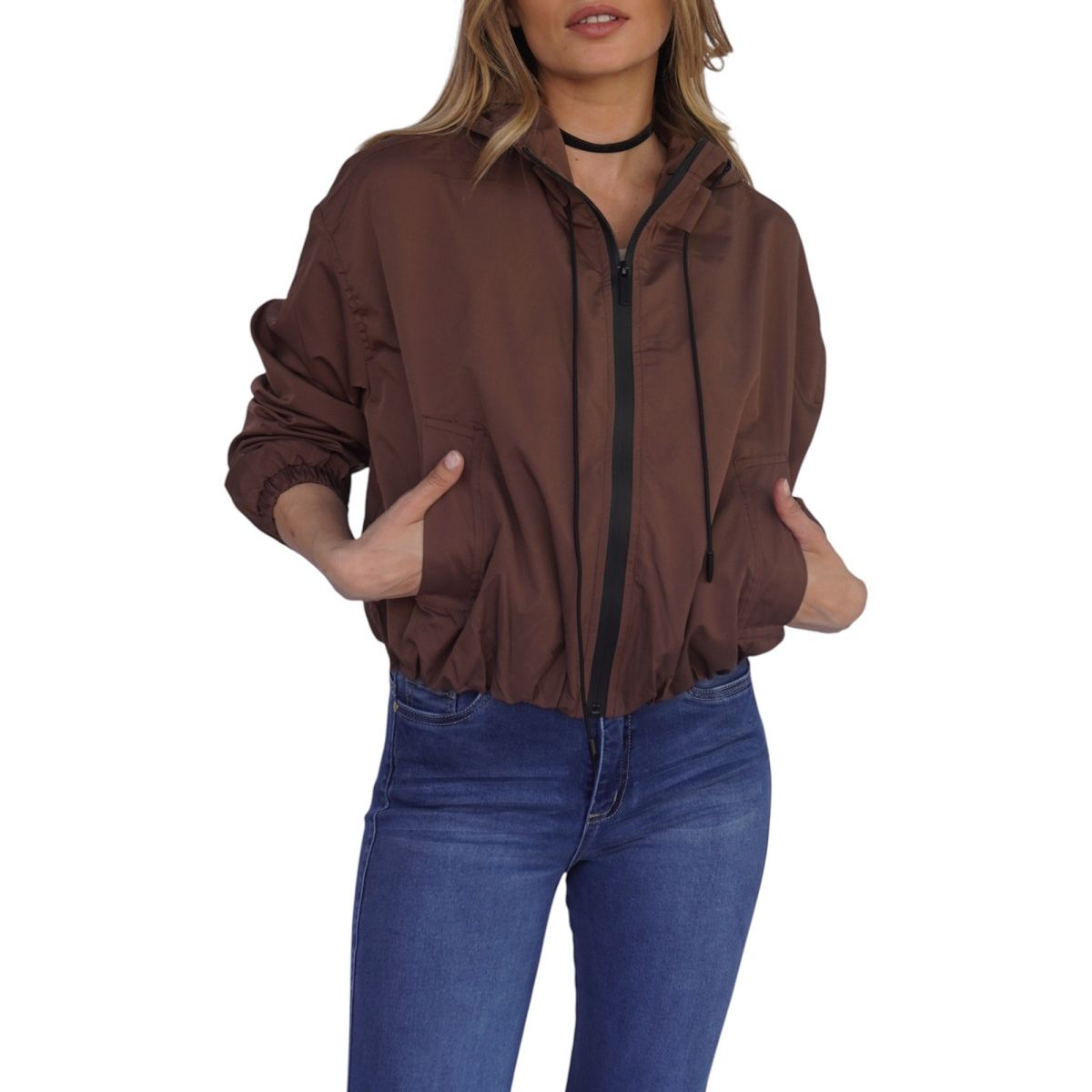 DIVINO JEANS - Chaqueta Ely III Cafe Divino Jeans