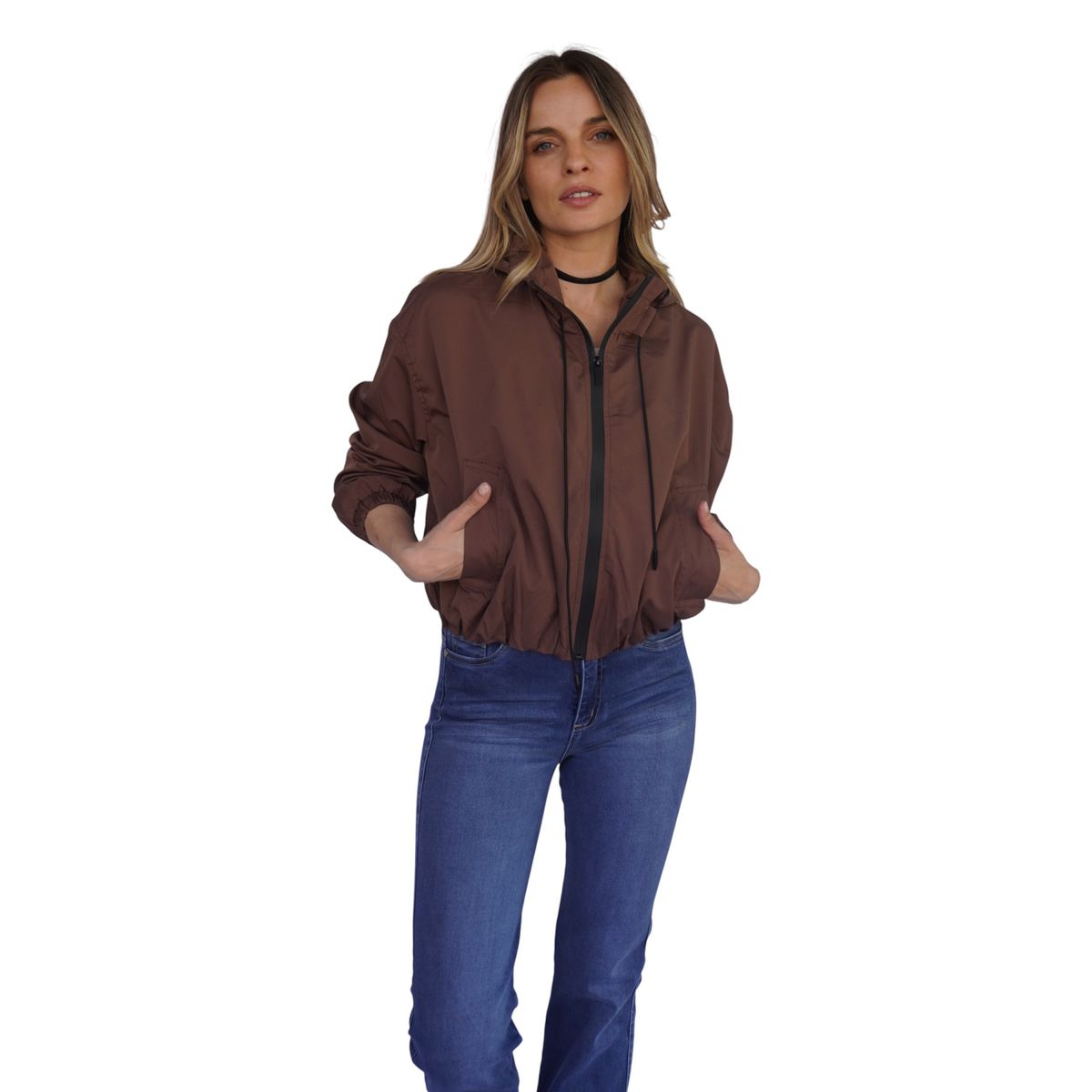 DIVINO JEANS - Chaqueta Ely III Cafe Divino Jeans