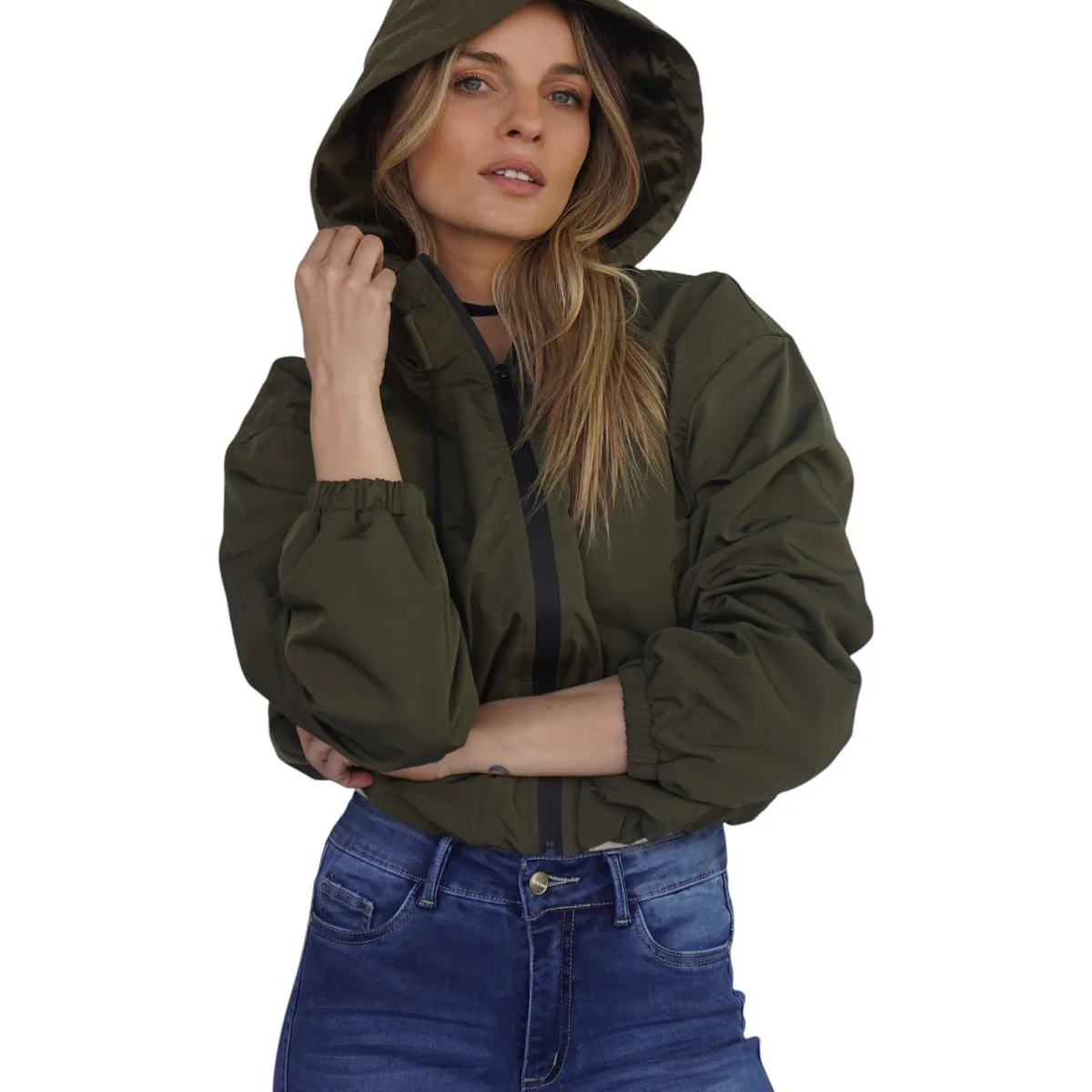 DIVINO JEANS - Chaqueta Ely IV Verde Divino Jeans