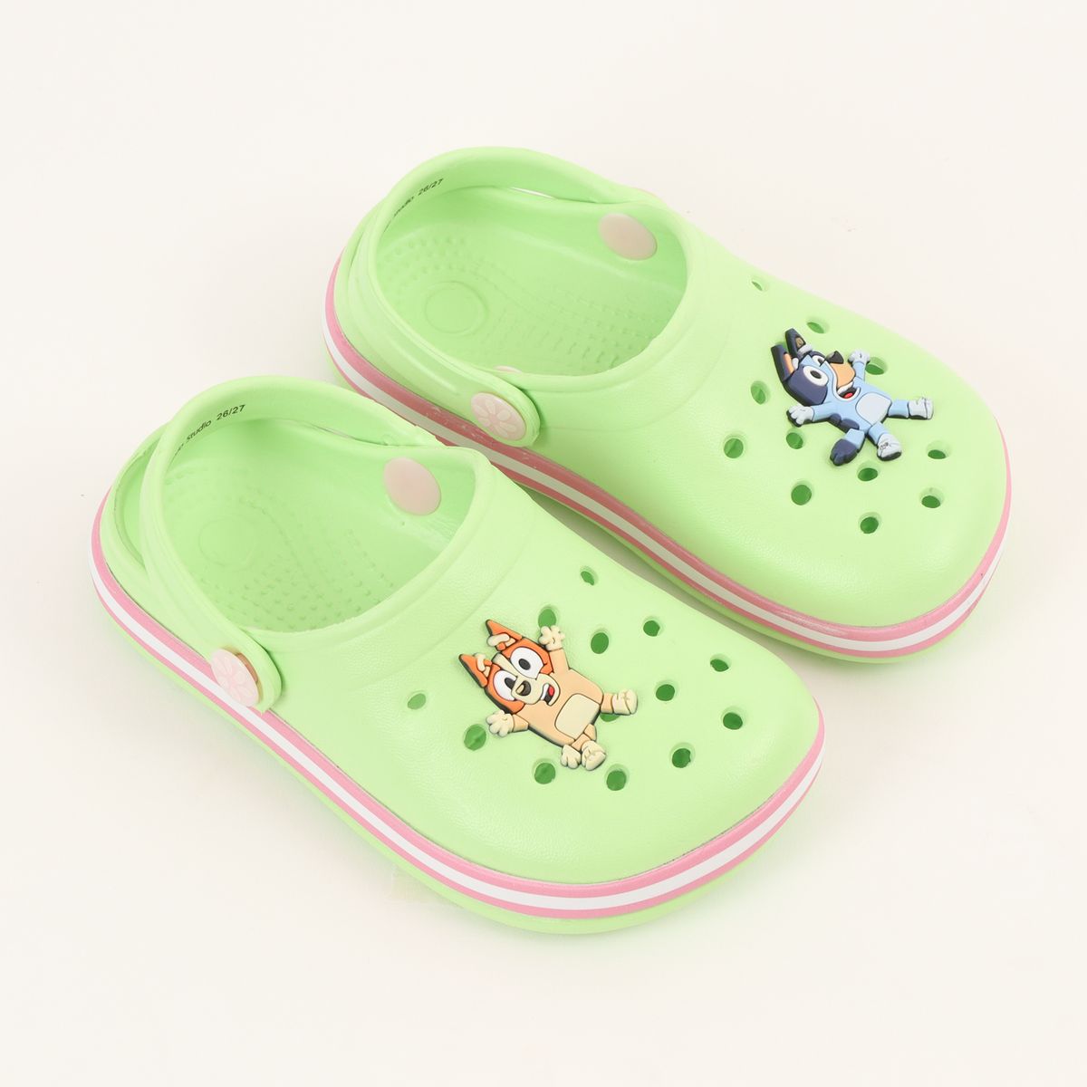 BLUEY - Zueco Niña Verde Amigos Bluey