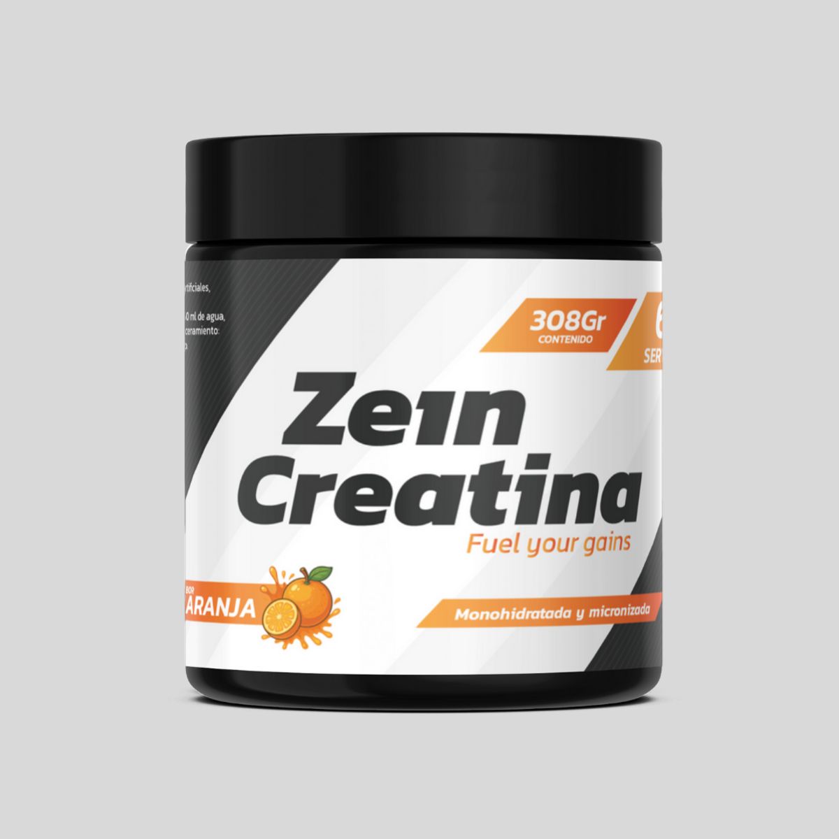 ZEIN - CREATINA MONOHIDRATADA Y MICRONIZADA 308GR NARANJA - ZEIN