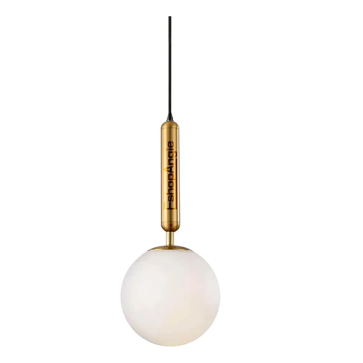 OFERTABKN - Lampara Colgante Dorada Esfera Foco Modelo Nórdica