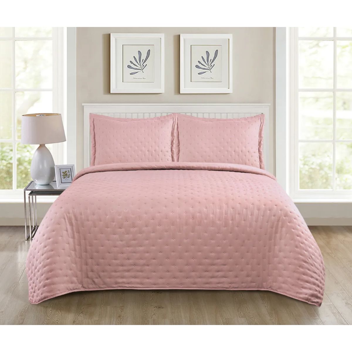 ILLUSIONS - Quilt Roma Illusions Single (apto 1 Pl Y 1.5 Pl) Rosa