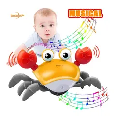 OFERTABKN - Juguete De Cangrejo Bebé Con Música Juguete A Pilas